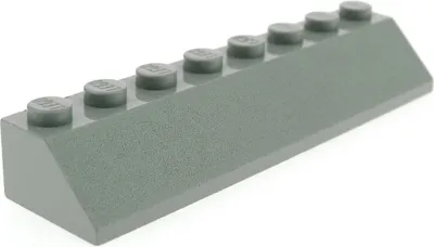 Produktbild von 1x Lego Dachstein 45° 2x8x1 alt-hell grau Ziegel schräg Stein 4119368 4445