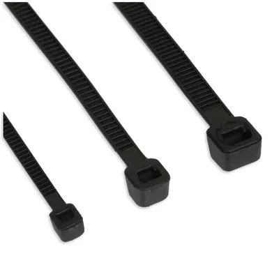 Produktbild von InLine® Kabelbinder, Länge 350mm, Breite 4,8mm, schwarz, 100 Stück