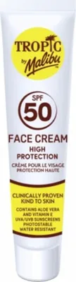 Immagine prodotto di Tropic by Malibu Crema viso SPF50 Crema viso 40 ml