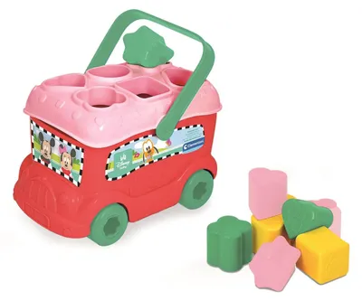 Productafbeelding van Disney Baby sorteerbus met Baby Minnie - vormensorteerspeelgoed