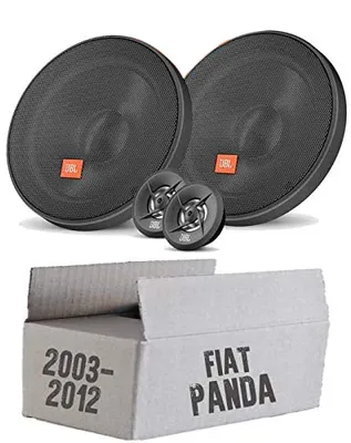 Produktbild von Lautsprecher Boxen JBL 16,5cm System Auto Einbausatz - Einbauset passend für Fiat Panda 169 Front - justSOUND