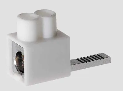 Obrázok produktu pre Hager KF81A, Svorka, Priamy, Samica, Biela, 25 mm², 16 mm²
