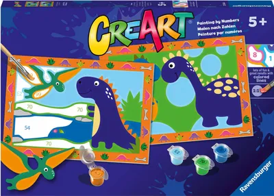 Produktbild von Ravensburger CreArt Land der Dinosaurier