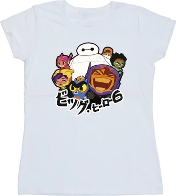 Produktbild von Disney - "Big Hero 6" T-Shirt für Damen BI13364 (L) (Weiß)