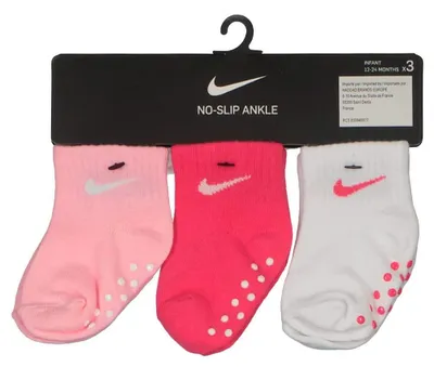 Productafbeelding van NIKE Uni sokken, model Nike_pn0053-a72_3-4.5, roze, lichtroze en wit, geschikt voor kinderen van 3 jaar (EU-maat)
