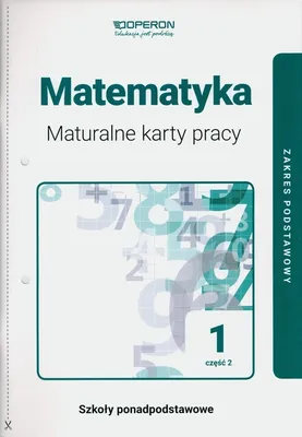 Produktbild von Matematyka 1 Maturalne karty pracy Część 2 Zakres podstawowy