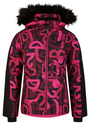 Produktbild von Dare 2B - "Ding" Skijacke für Mädchen RG9323 (116) (Reines Rosa/Schwarz)