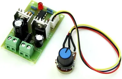 Immagine prodotto di 1 pezzo 12 V-36 V Larghezza di impulso PWM Controllore di velocità del motore CC Interruttore 2