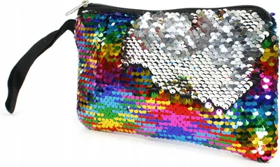 Produktbild von Pailletten Federmäppchen Lila-Gold Wende-Pailletten Schlamperetui Glitzer Etui