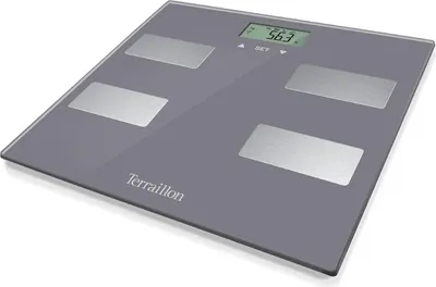 Image de Impédancemètre 160kg/100g gris - Terraillon - 15278 - regular fit