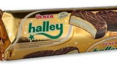 Produktbild von ülker halley 8 pieces stück sanwich biscuits filled with marshmallow