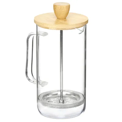 Obrázek produktu pro Skleněná čajová konvice, bambusové víko, 600 ml