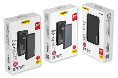 Produktbild von Dudao Tgk1 Powerbank mit Magsafe Wireless Charger 20W 10000Mah Schwarz (Tgk1-Schwarz)