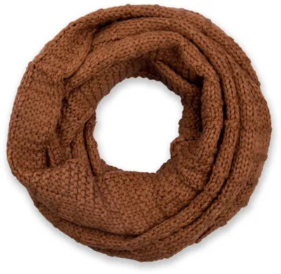 Produktbild von styleBREAKER Uni Strick Loop Schal kariert, Uni Feinstrick Schlauchschal, Winter Strickschal 01018154