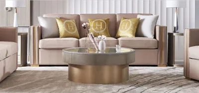 Image de Table moderne Table basse Table d'appoint Canapé Design Salon Tables en acier inoxydable