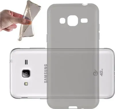 Produktbild von Cadorabo Hülle für Samsung Galaxy J3 2016 Schutz Hülle in Schwarz Schutzhülle TPU Silikon Cover Etui Case
