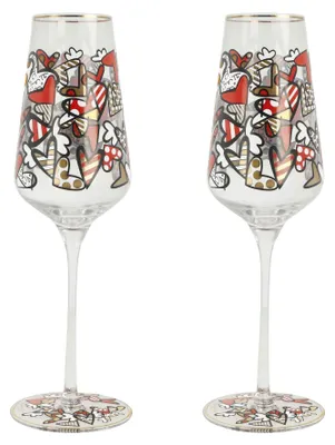 Produktbild von Goebel Britto- All We Need Is Love Sektglas