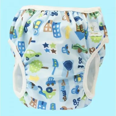 Produktbild von Blümchen Schwimmwindel Badewindel Beep BabyBadehose S 3-6 kg
