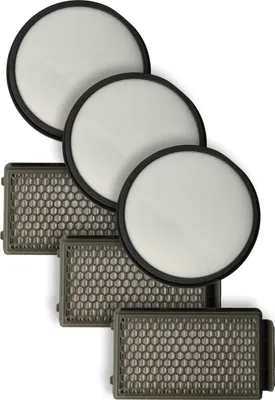Produktbild von vhbw 6-tlg. Filter-Set kompatibel mit Rowenta RO3955EA, RO3953EA, RO3951EA, RO3969EA, RO3985EA Staubsauger - 3x HEPA-Filter, 3x Vormotor-Filter