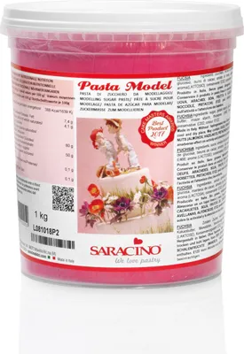 Zdjęcie produktu dla Pasta do modelowania fuksja 1kg - Saracino