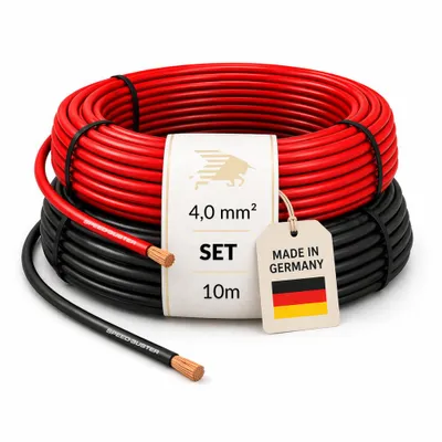 Produktbild von Fahrzeugleitung KFZ Kabel verschiedene Farben FLRY-B rot+schwarz 4,0mm² 10m
