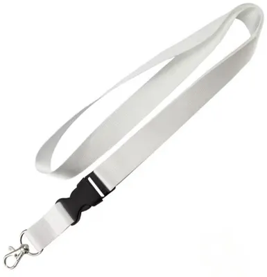 Immagine prodotto di Portachiavi bianco - Portachiavi - Portachiavi - 50 cm - Bianco - Con parte removibile - 1 pezzo - CHPN