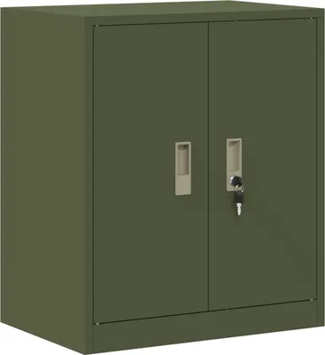 Obrázek produktu pro vidaXL Úložná skříň s úložným prostorem olivově zelená 60 x 40 x 70 cm