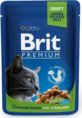 Produktbild von Brit Beutel für Hähnchenscheiben 100 g sterilisiert
