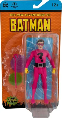 Zdjęcie produktu dla DC Riddler - The New Adventures Of Batman, figurka akcji z ruchomymi stawami i pałką, McFarlane