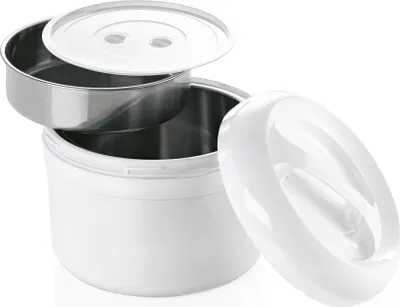 Zdjęcie produktu dla Plastikowy pojemnik termiczny z wkładem ze stali nierdzewnej, 2 litry WAS**2