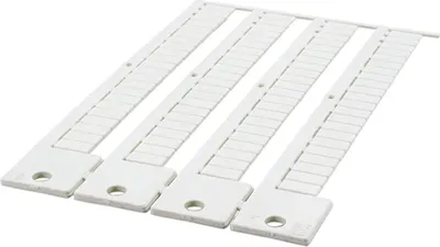 Obrázok produktu pre HARTING podložka s 88 značkami, nepotištěná, D-rozbočovač, biela – 1 kus
