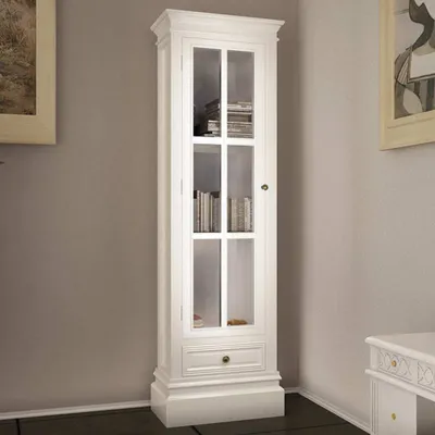 Obrázok produktu pre Maison Exclusive – Knihovňa s 3 priehradkami, biela, drevená