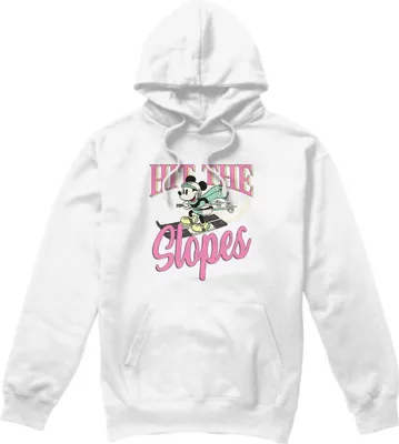 Produktbild von Disney - "Hit The Slopes" Kapuzenpullover für Herren TV4735 (L) (Weiß)