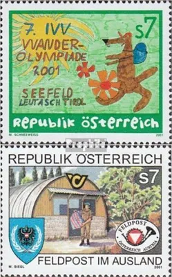 Produktbild von Briefmarken Österreich 2001 Mi 2349,2350 (kompl.Ausg.) gestempelt IVV