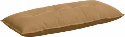 Image de vidaXL Coussin de dossier Marron 120 x 50 cm Tissu velours côtelé