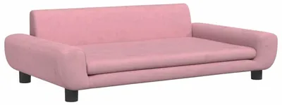 Obrázek produktu pro vidaXL Pelíšek pro psy Pink 100x54x33 cm Velvet