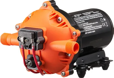 Zdjęcie produktu dla Membranowa pompa wodna SucceBuy 12 V, 5 GPM (18,93 l/min), 5-komorowa pompa DC, regulowany przełącznik ciśnienia 40-100 PSI, 70 PSI, przyłącze 1/2 cala MNPT, do kampera, jachtu, samochodu z przekąskami, kampera, morskiego