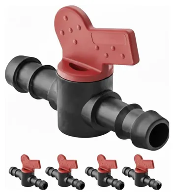 Tropfventil 16 mm, Gießventil für Bewässerung, 50 Stück