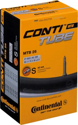 Image de CONTINENTAL Chambre à air MTB 26 S42 Presta 42 mm