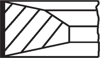 Produktbild von MAHLE 227 RS 00143 0N0 Kolbenringsatz Kolbenringe für MAN TGM II TGS I TGS II TGX I TGX II