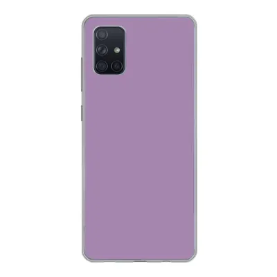 Produktbild von MuchoWow® Handyhülle Schutzhülle Hülle für Samsung Galaxy A71 Innenbereich - Violett - Farben - Farbe - Einfarbig Silikon Softcase Handy Hülle - Kartenbesitzer