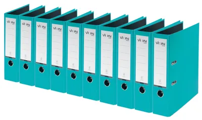 Image de Classeur A4, format 10, marque VON Leitz, en carton avec couverture en plastique, dos de 80 mm