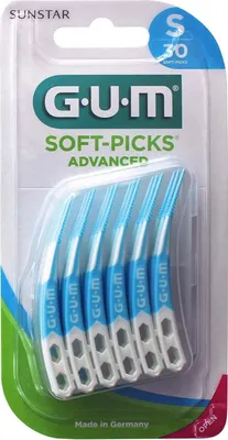 Produktbild von GUM SOFT-PICKS Advanced Small, 30 St. Interdentalbürsten