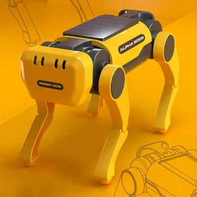 Zdjęcie produktu dla Robotyczny pies do montażu, zabawki dla robotów, gadżety do samodzielnego montażu