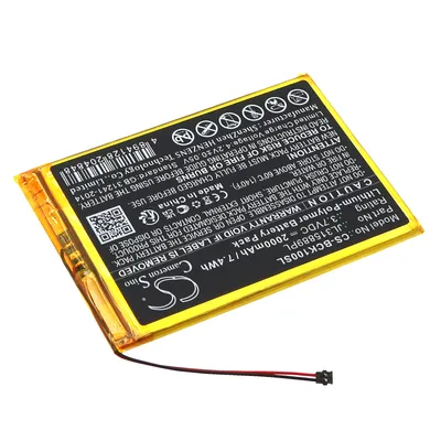 Image de TECHTEK Batterie compatible avec [Bookeen] CYBFT1F-BK, Cybook Muse HD remplace JL315889PL