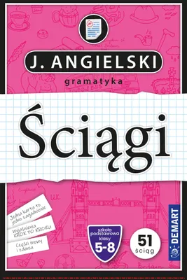 Obrázek produktu pro Jezyk angielski Gramatyka Sciagi edukacyjne 5-8