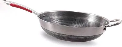 Immagine prodotto di Padelle a induzione con fondo rotondo - Padella grande per la cucina di casa - 34 cm.