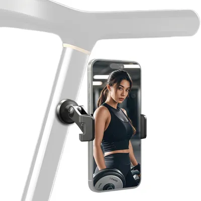 Imagen del producto de Soporte ajustable para bicicleta, con agarre seguro, ideal para deportes y fitness