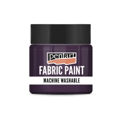 Image de PENTART Peinture pour tissu et cuir, 50 ml, Violet scintillant