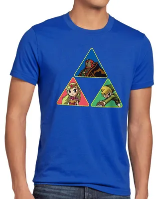 Produktbild von BaumwolleCloud Tri force Link Herren T-Shirt Gamer